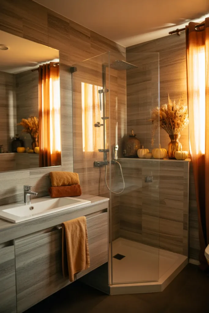 fall bathroom decor ideas