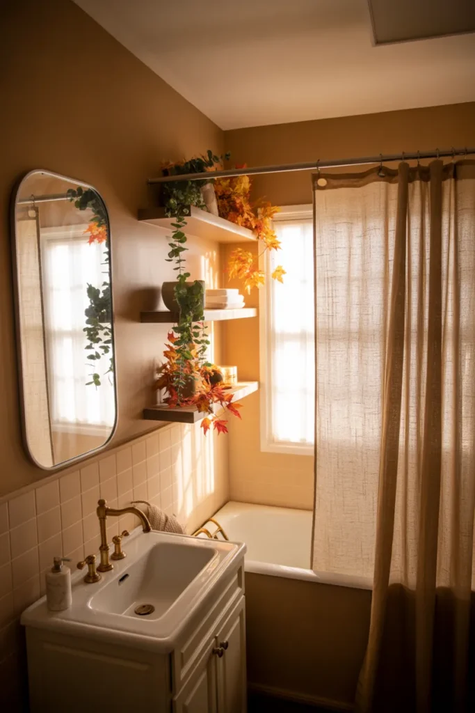 fall bathroom decor ideas