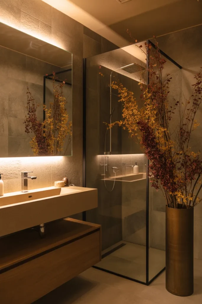 fall bathroom decor ideas