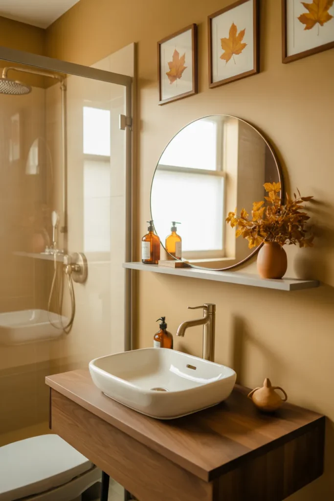 fall bathroom decor ideas