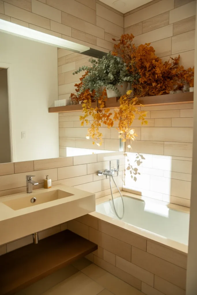 fall bathroom decor ideas