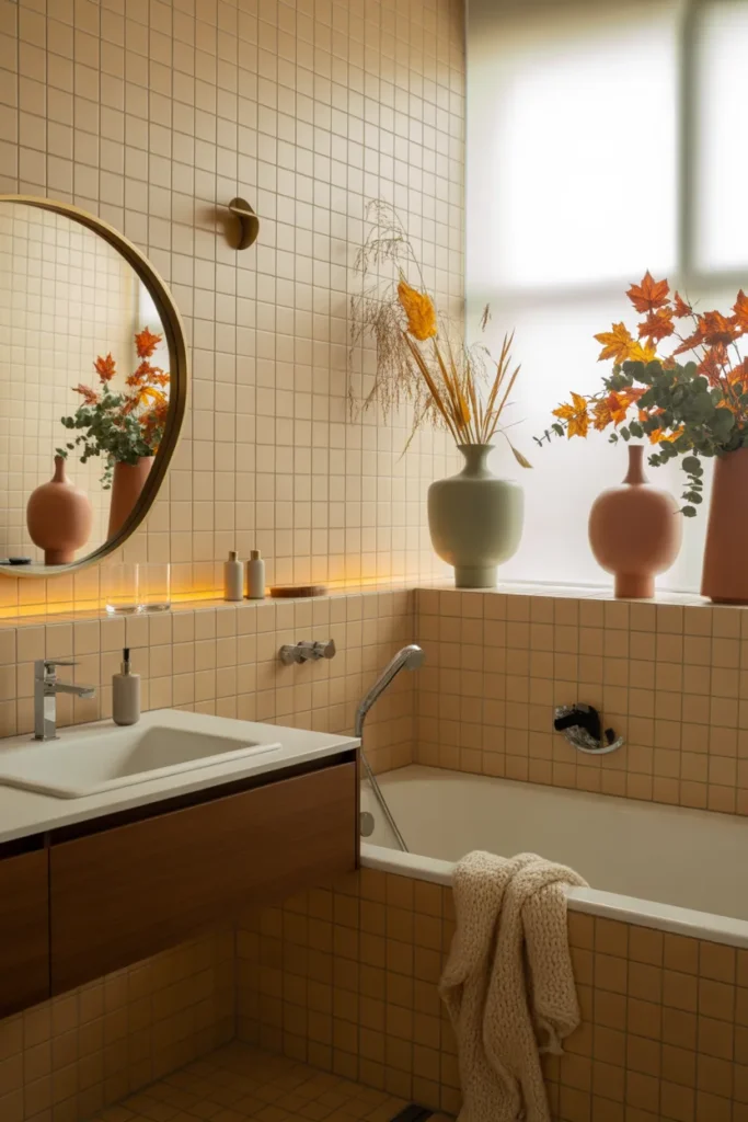 fall bathroom decor ideas