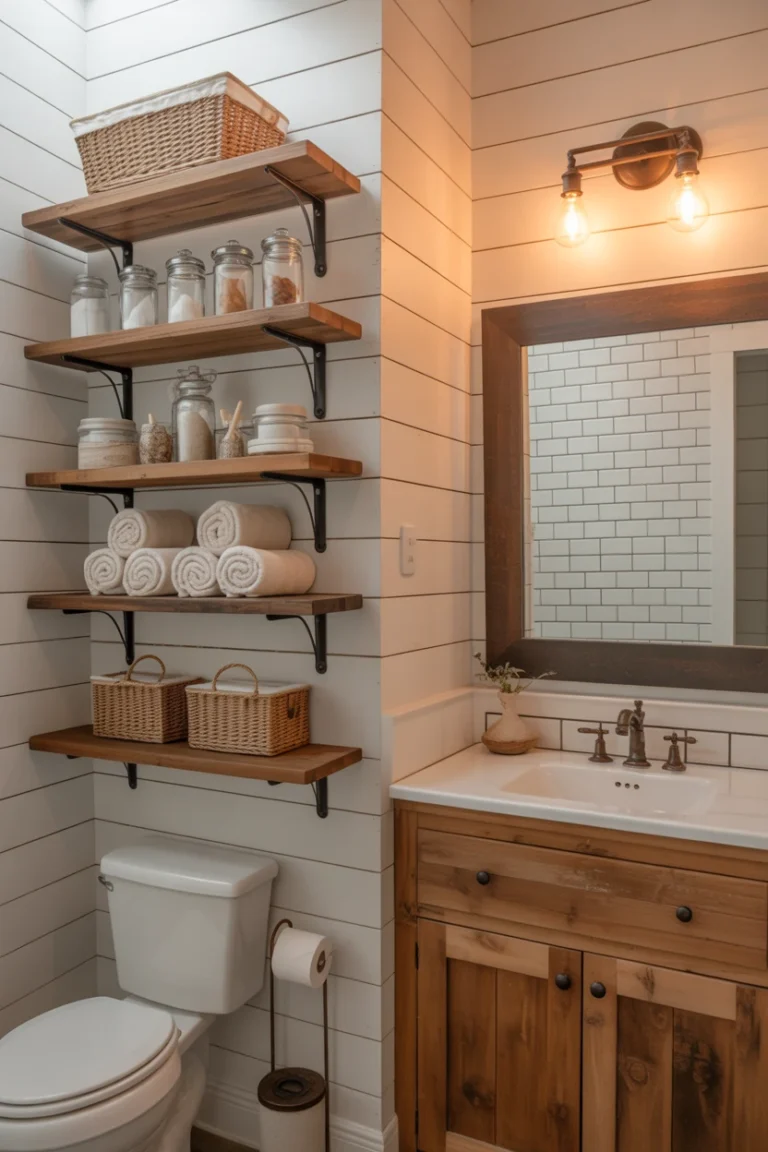 19 Farmhouse Bathroom Decor Ideas