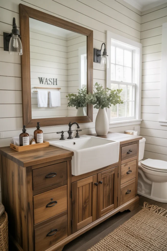 farmhouse bathroom decor ideas