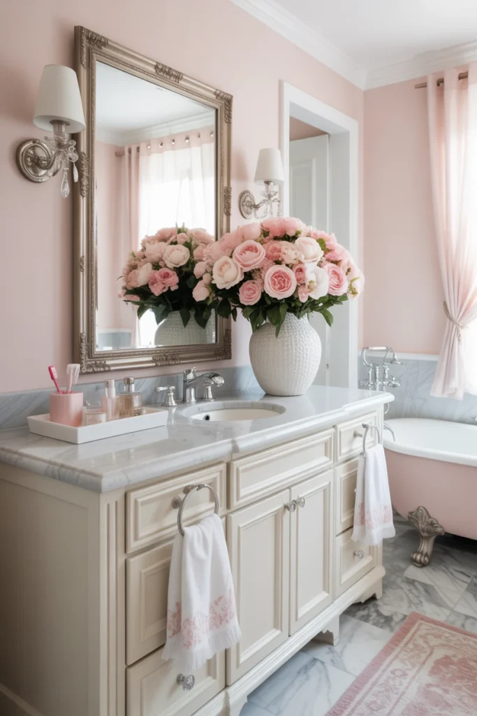 girly bathroom decor ideas