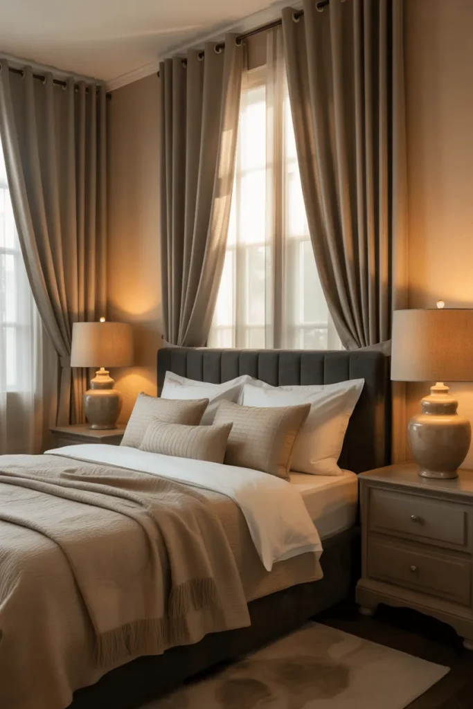 grey and beige bedroom ideas