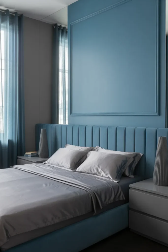 grey and blue bedroom ideas