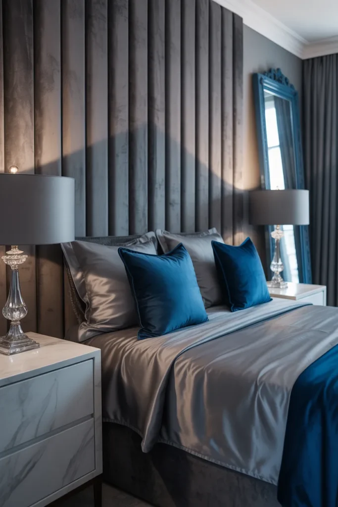 grey and blue bedroom ideas