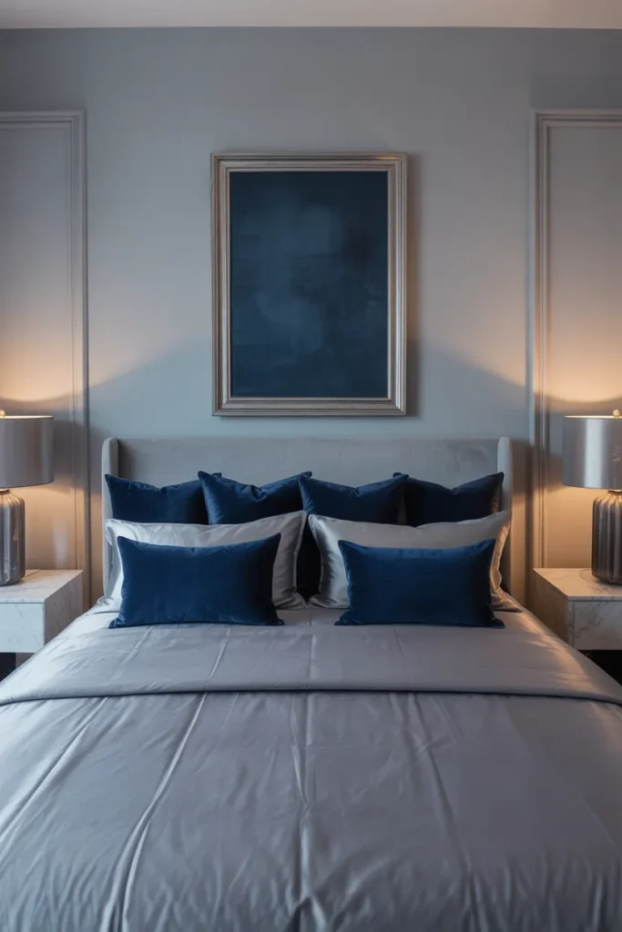 grey and blue bedroom ideas