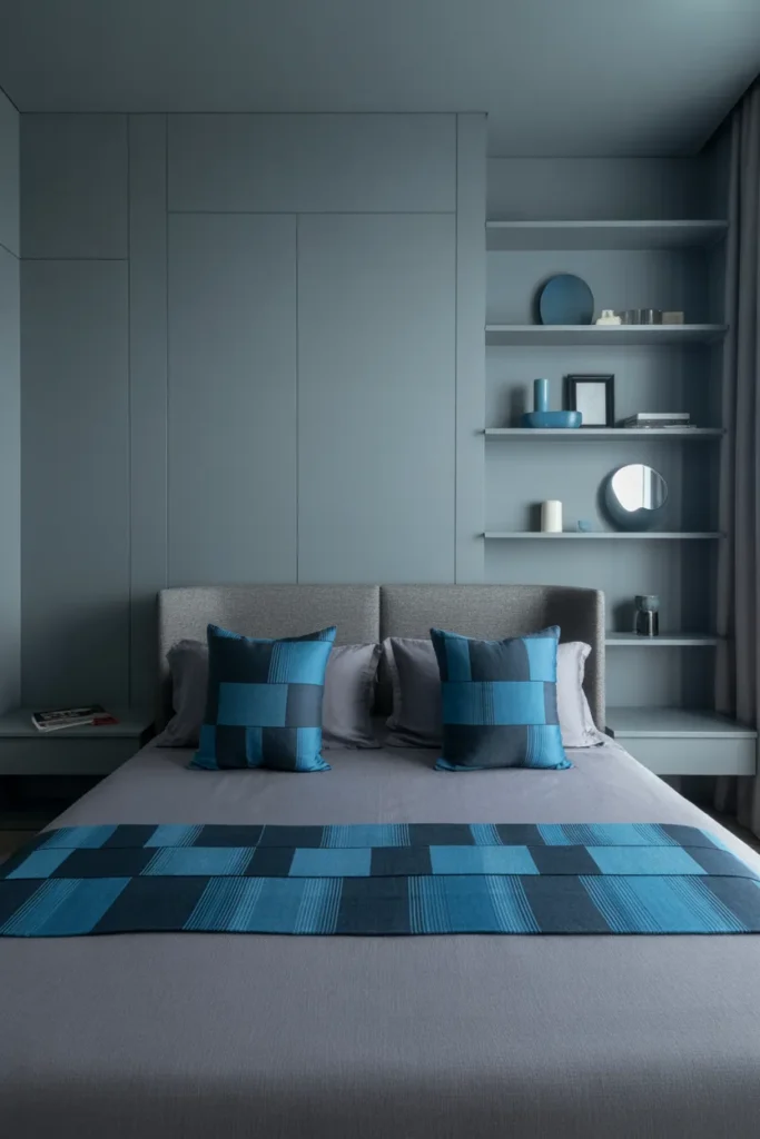 grey and blue bedroom ideas