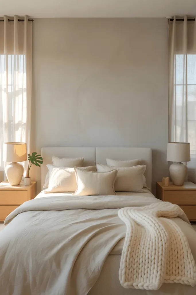 grey and cream bedroom ideas