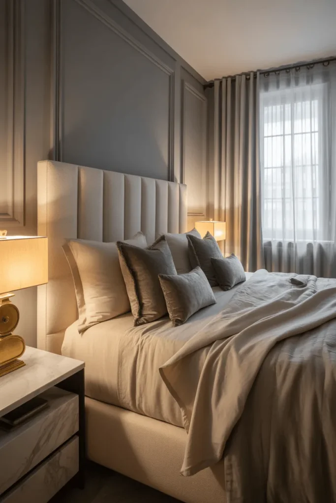 grey and cream bedroom ideas