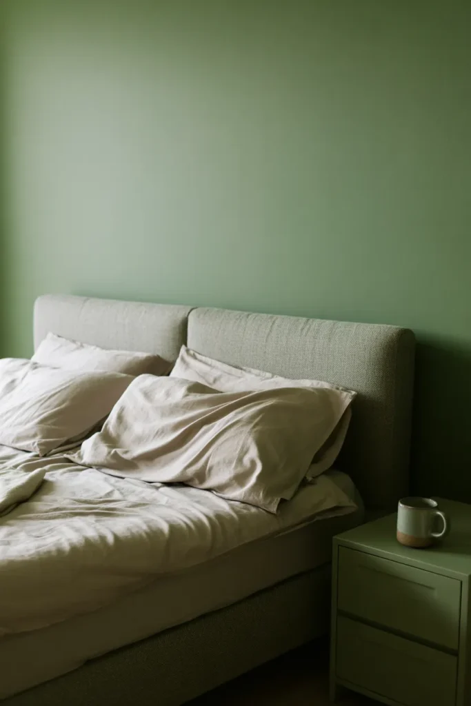 grey and green bedroom ideas