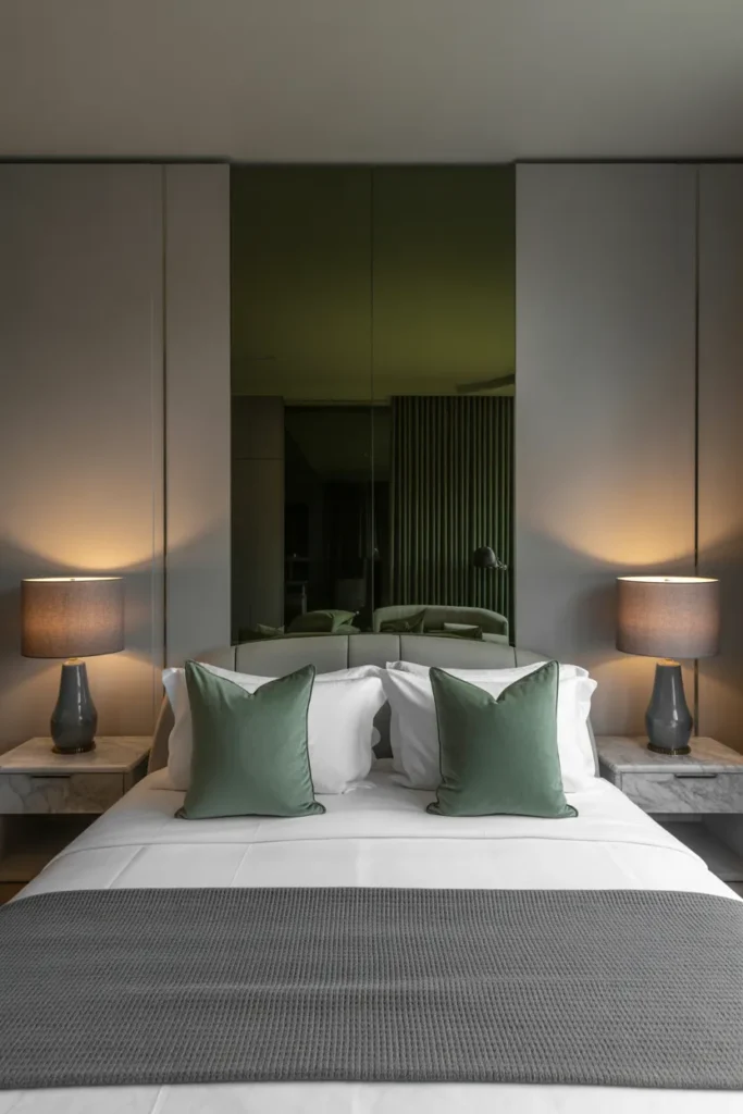 grey and green bedroom ideas