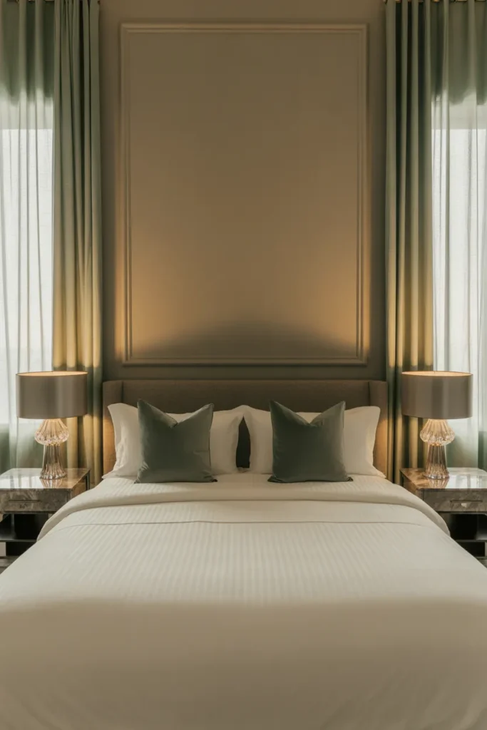 grey and green bedroom ideas