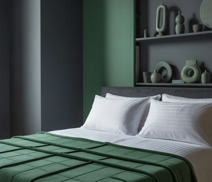 19 Grey and Green Bedroom Ideas