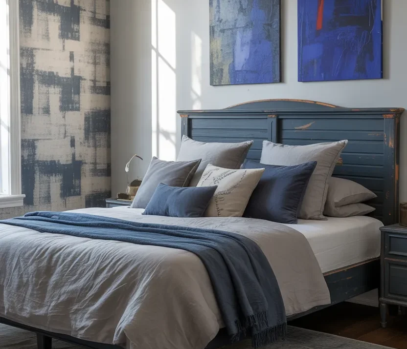 15 Grey and Navy Bedroom Ideas