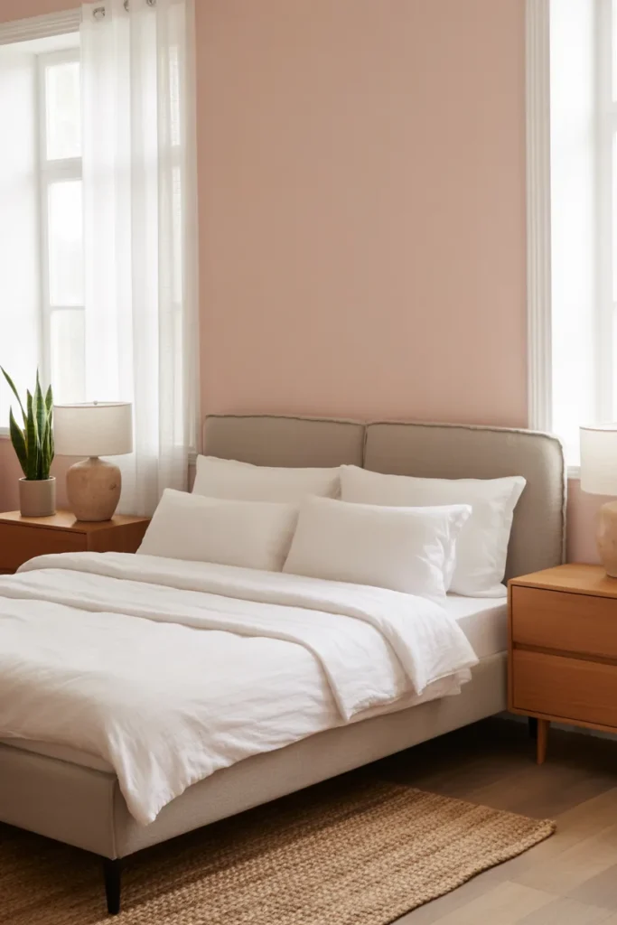 grey and pink bedroom ideas