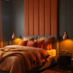 grey and rust bedroom ideas