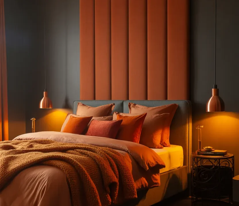 15 Grey and Rust Bedroom Ideas