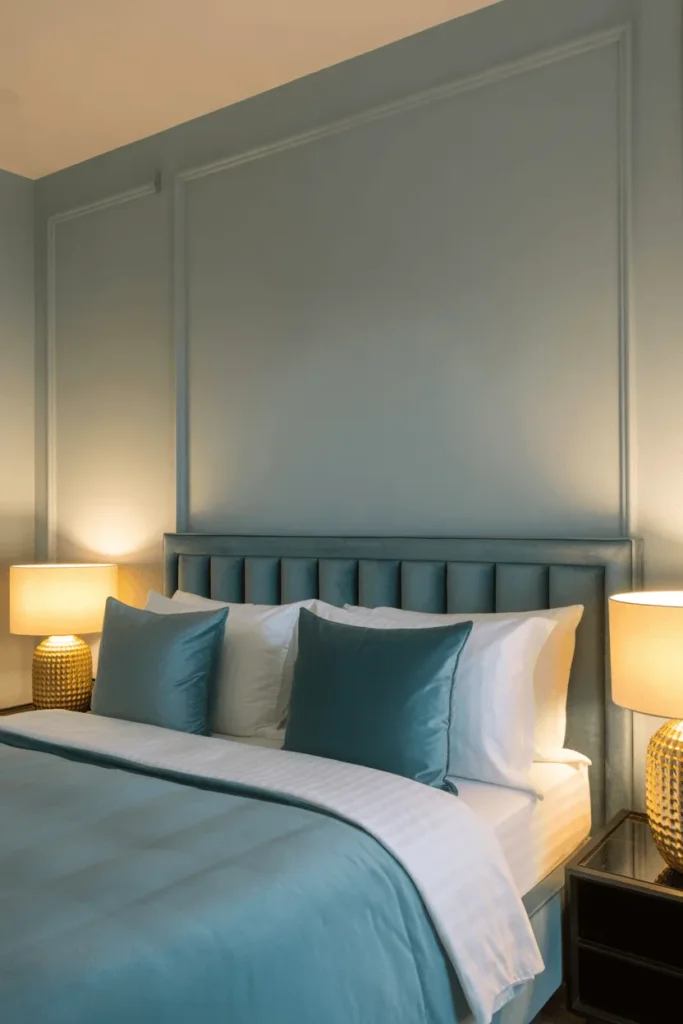 grey and teal bedroom ideas