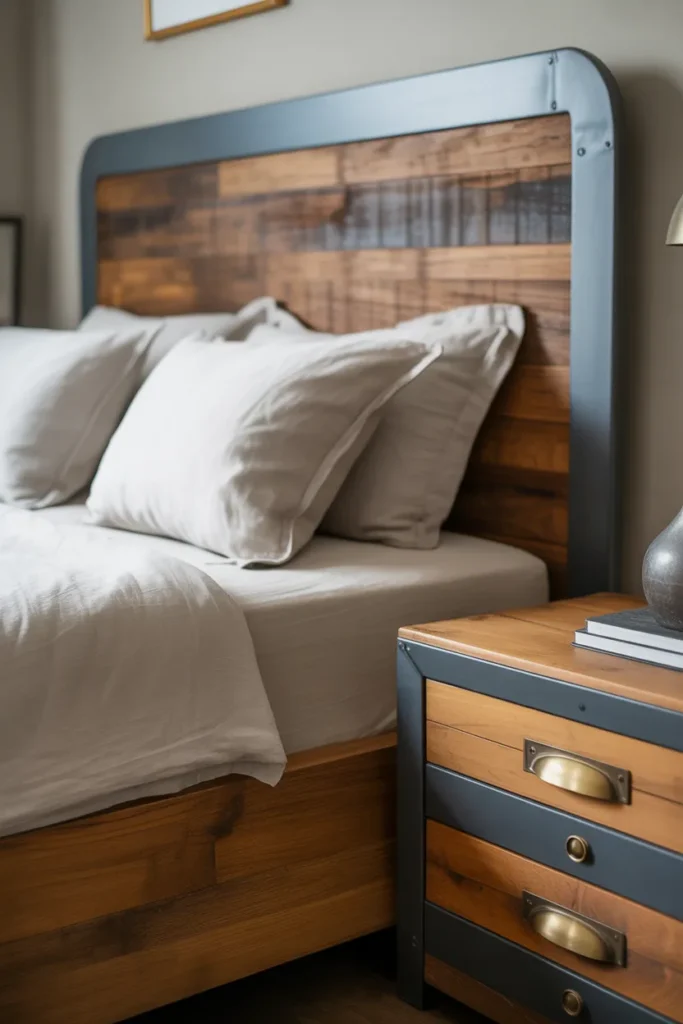 grey and wood bedroom ideas