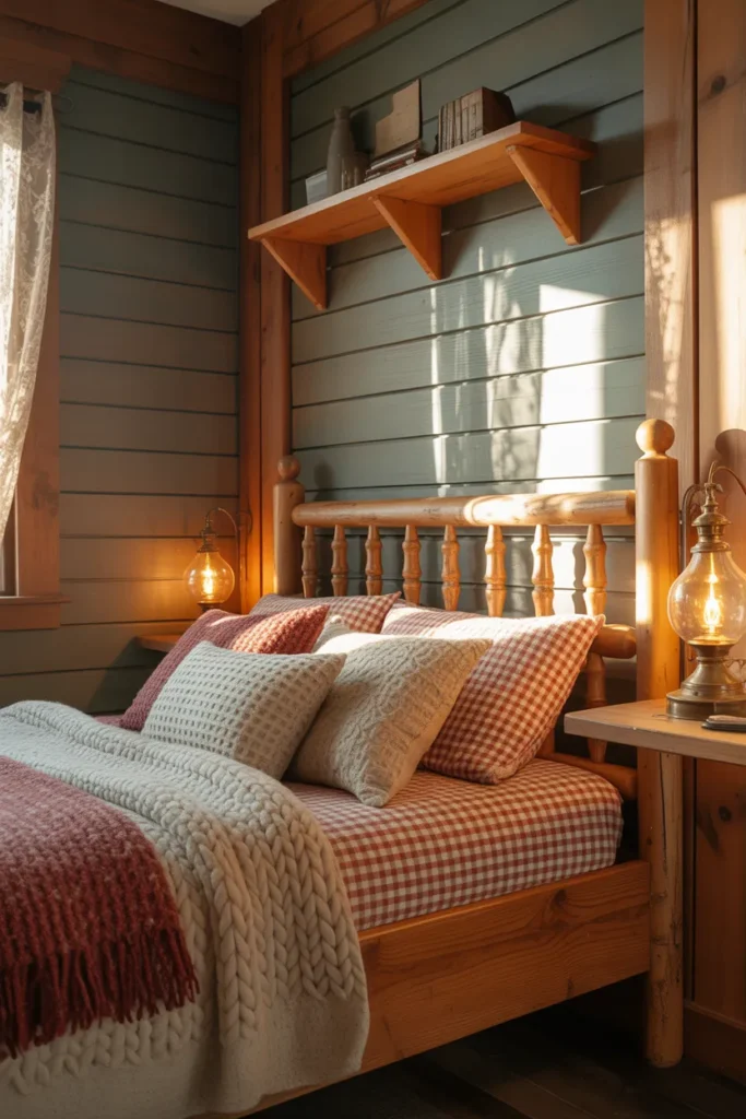 grey and wood bedroom ideas