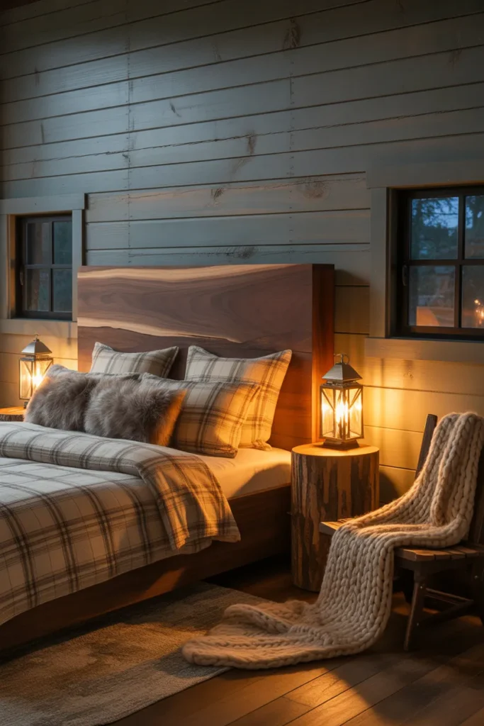 grey and wood bedroom ideas