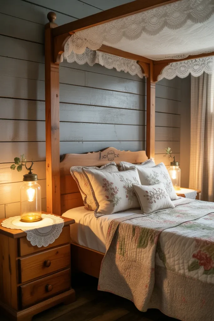 grey and wood bedroom ideas