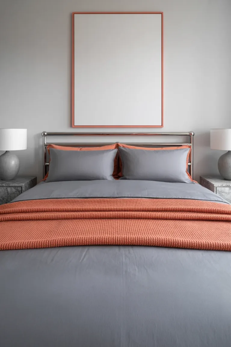 17 Grey Bedroom Ideas with Pop of Color