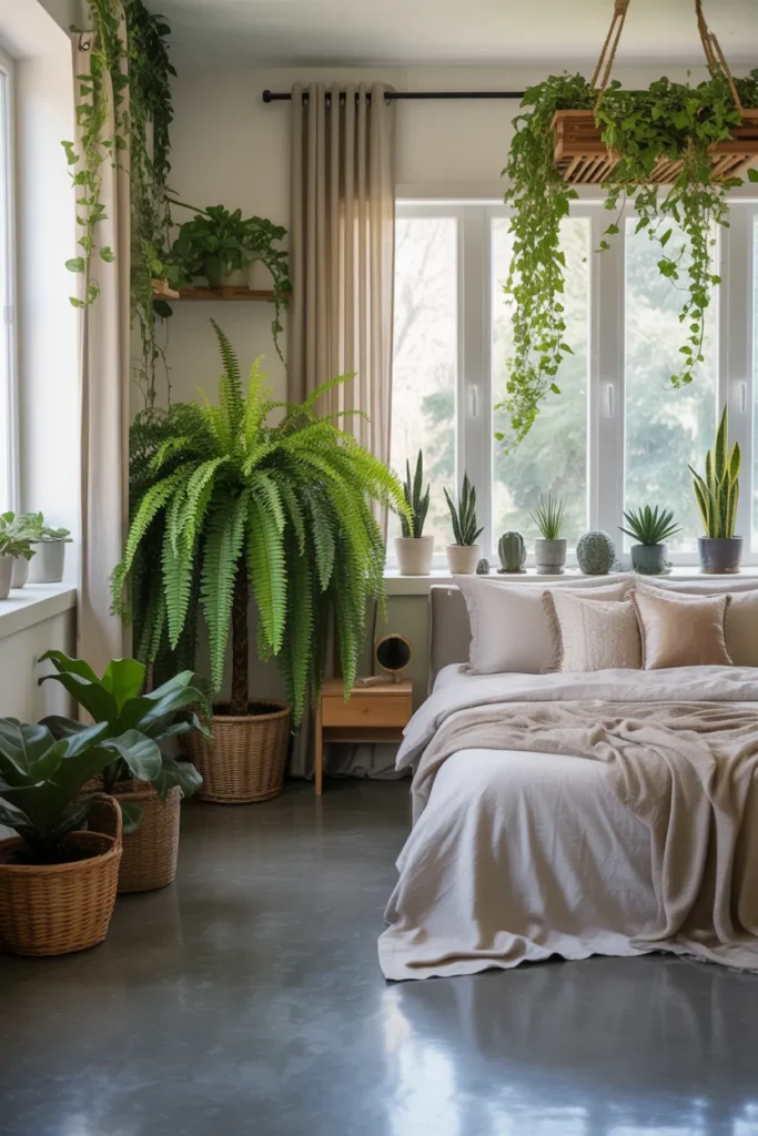 grey floor bedroom ideas