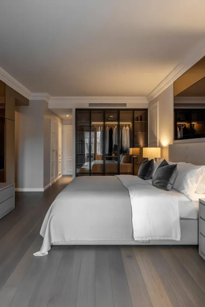 grey floor bedroom ideas