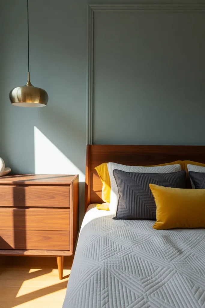 grey wall bedroom ideas