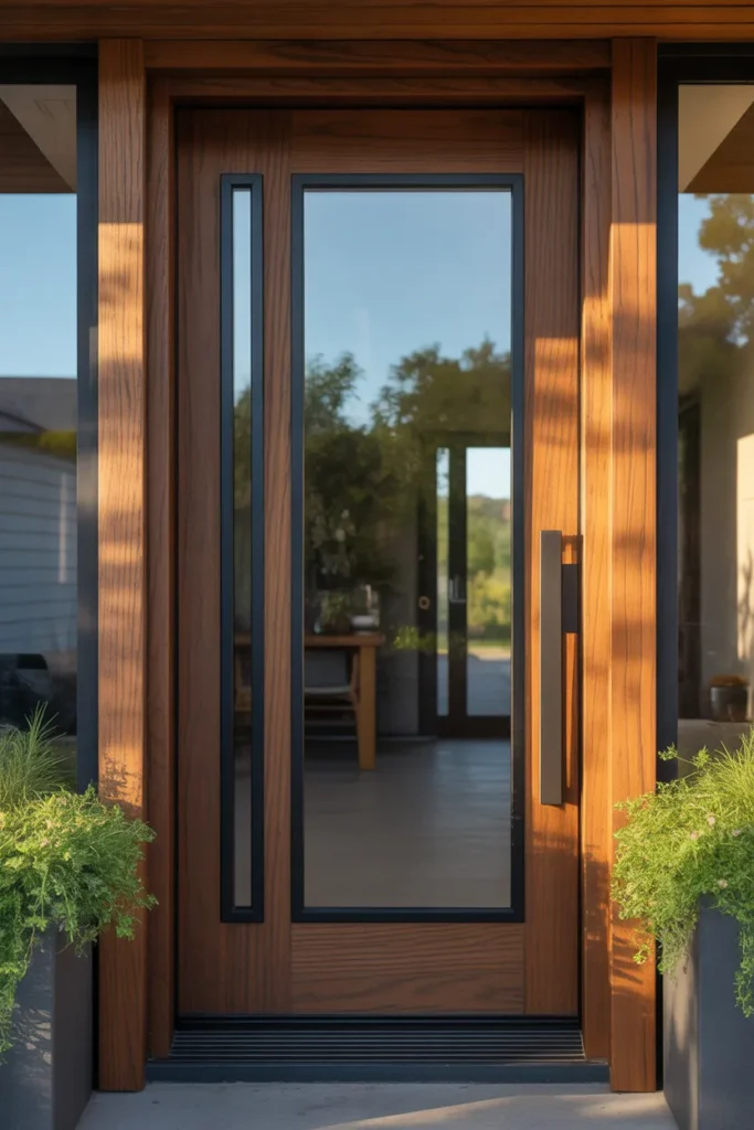 main door glass design entrance