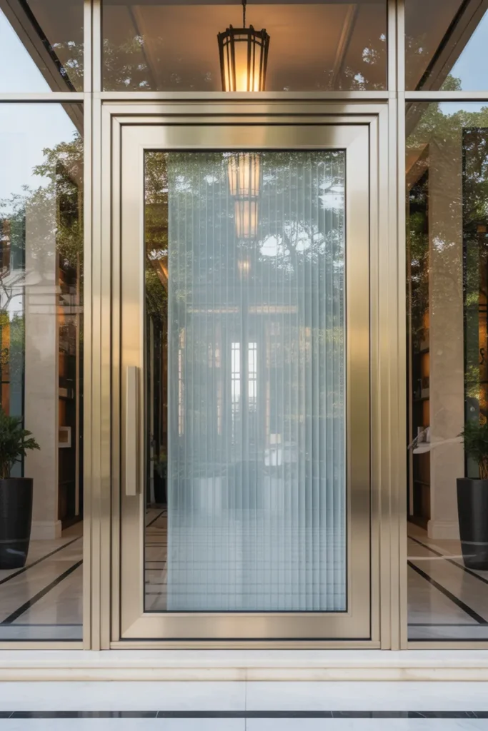 main door glass design entrance