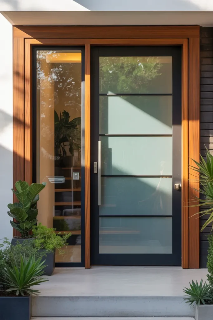 main door glass design entrance