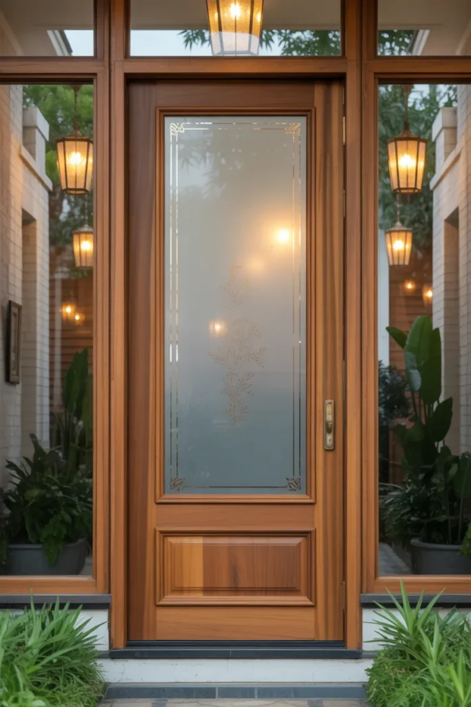 main door glass design entrance