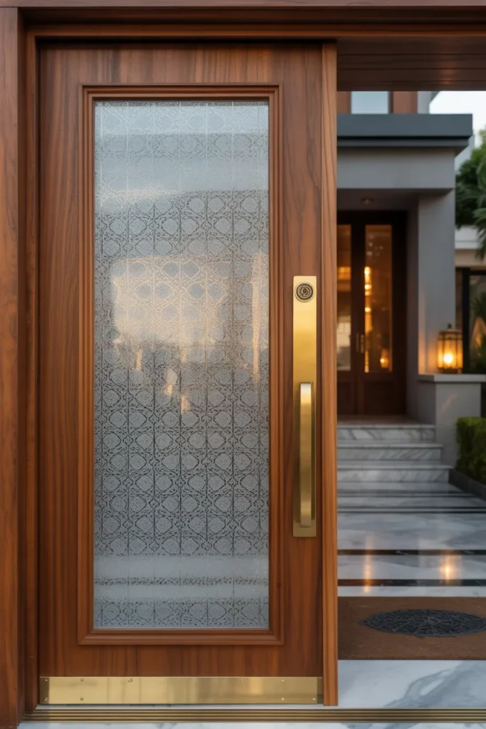 main door glass design entrance