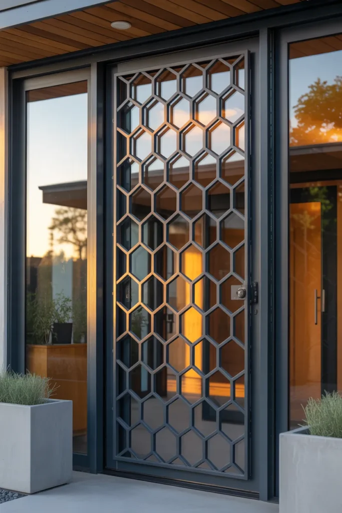 main door grill design modern