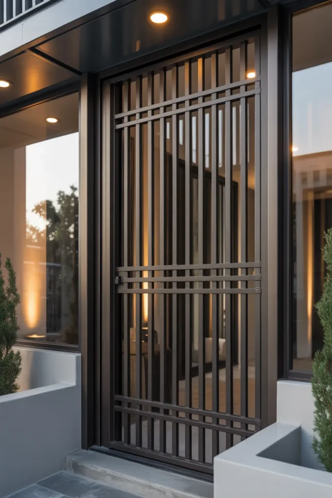 main door grill design modern