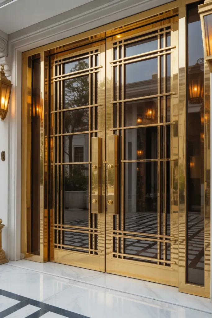 main door grill design modern