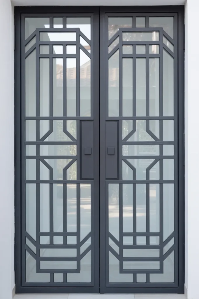 main door grill design modern