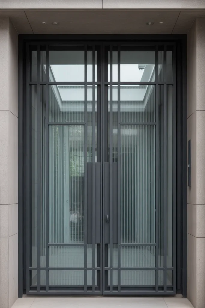 main door grill design modern