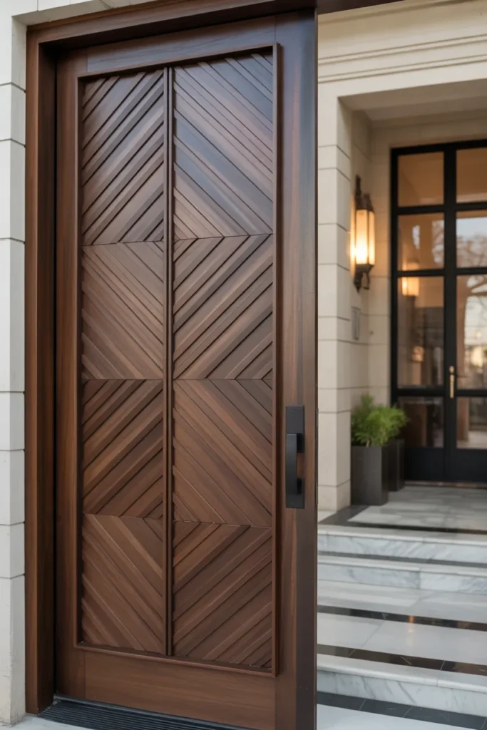 main door groove design