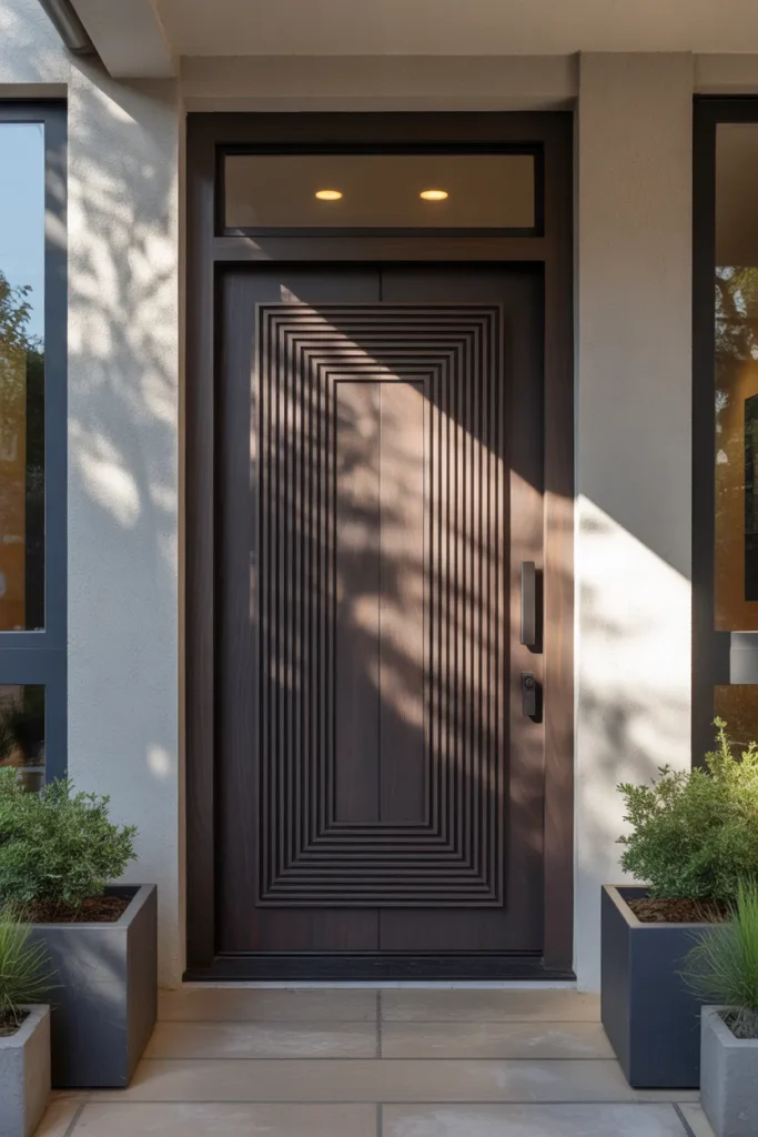 main door groove design