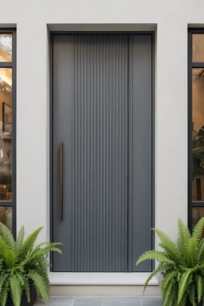 main door groove design