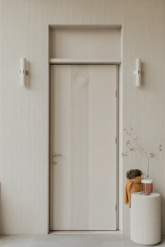 main door groove design