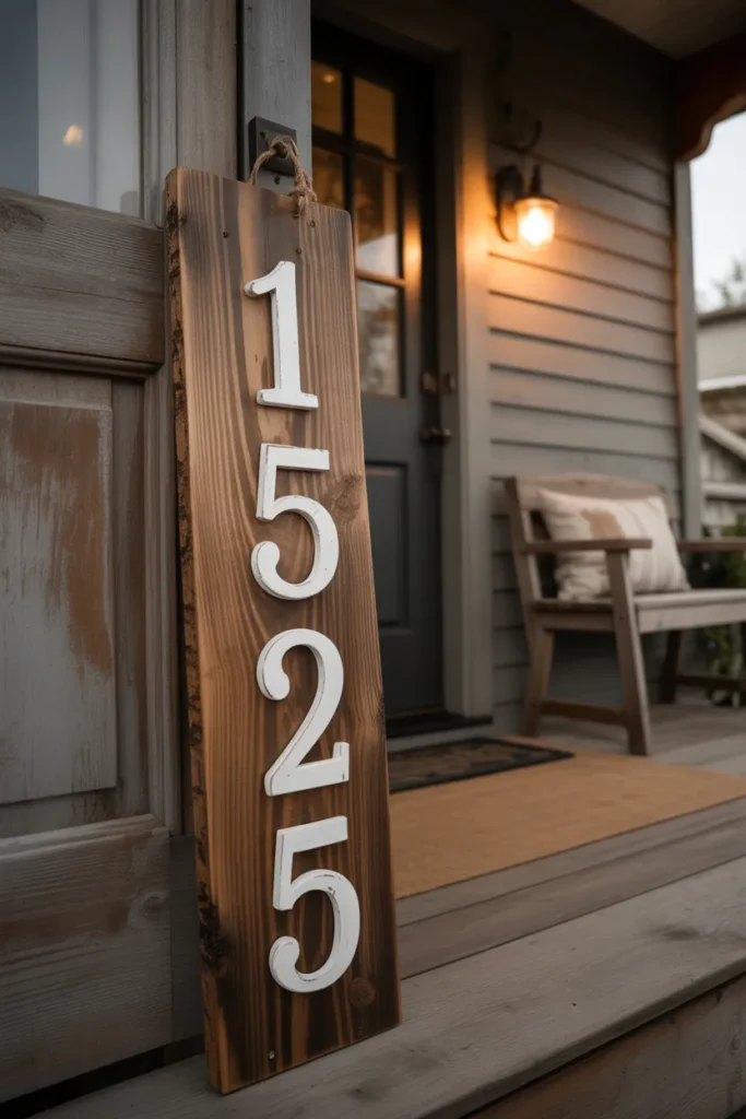 main door name plate design