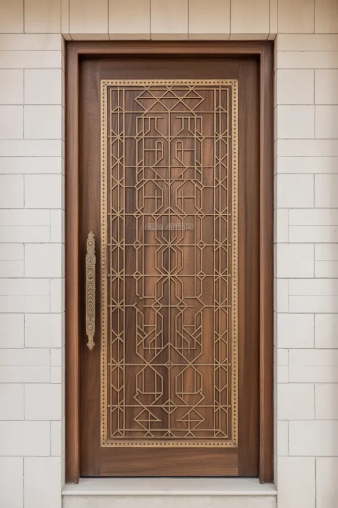main door teak wood design