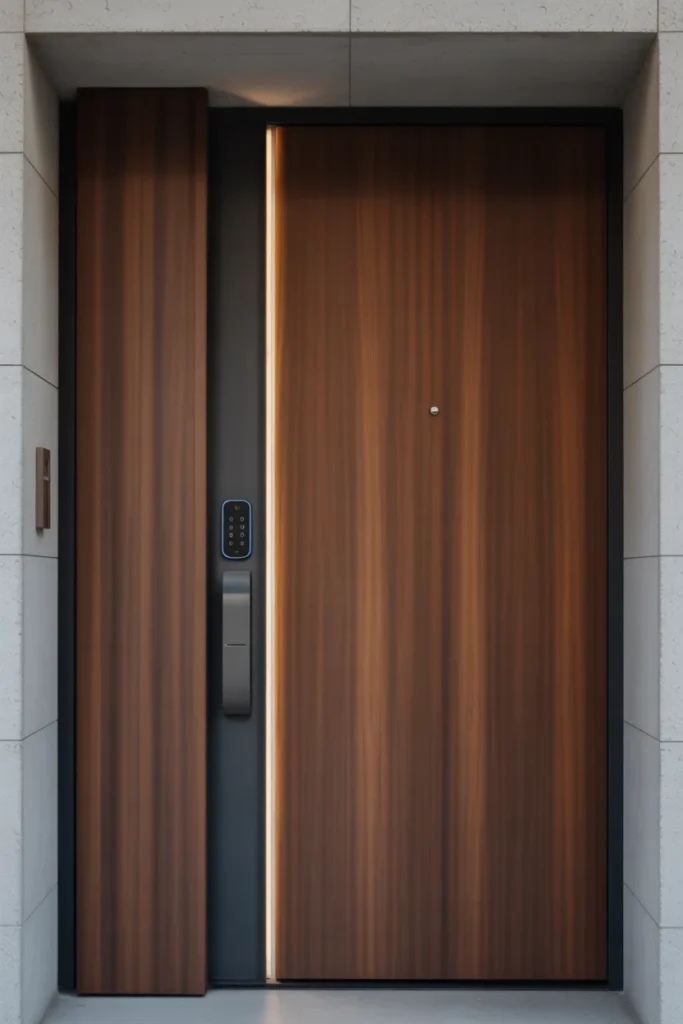 main door veneer design